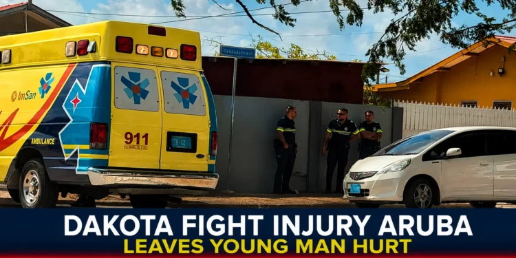 Dakota Fight Injury Aruba Leaves Young Man Hurt