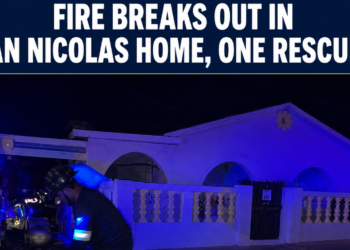 San Nicolas house fire Aruba