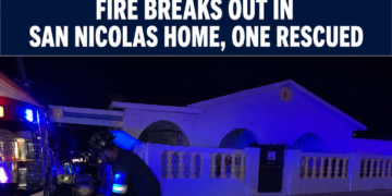 San Nicolas house fire Aruba