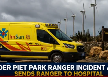 Vader Piet Park Ranger Incident Aruba Sends Ranger to Hospital