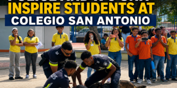Aruba police K9 school demonstration