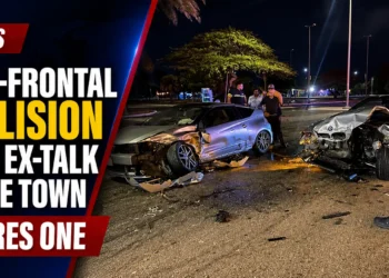 Semi-frontal Collision Near Ex-Talk of the Town Injures One