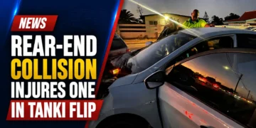 Rear-End Collision Injures One in Tanki Flip