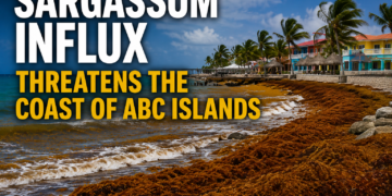 Sargassum Influx Threatens the Coast of ABC Islands