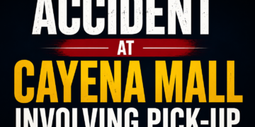Accident at Cayena Mall Involving Pick-up Accident at Cayena Mall Involving Pick-up