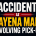 Accident at Cayena Mall Involving Pick-up