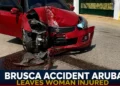 Brusca Accident Aruba Leaves Woman Injured