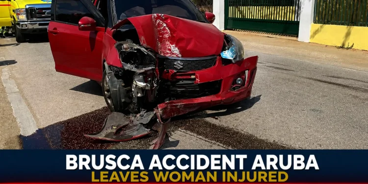Brusca Accident Aruba Leaves Woman Injured