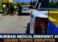 Jaburibari Medical Emergency Aruba Causes Traffic Disruption