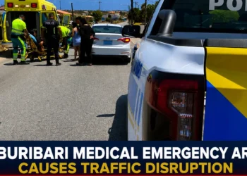 Jaburibari Medical Emergency Aruba Causes Traffic Disruption