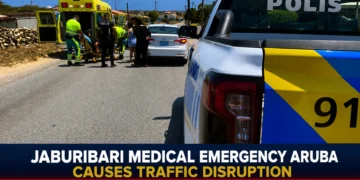 Jaburibari Medical Emergency Aruba Causes Traffic Disruption Jaburibari Medical Emergency Aruba Causes Traffic Disruption