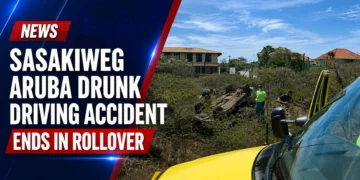Sasakiweg Aruba Drunk Driving Accident Ends in Rollover