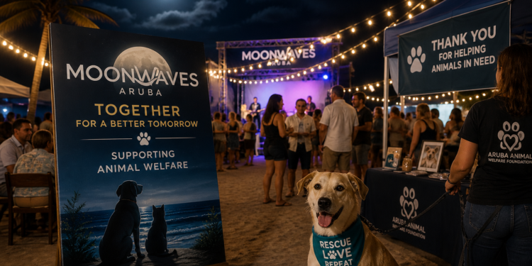 Moonwaves Aruba animal welfare event