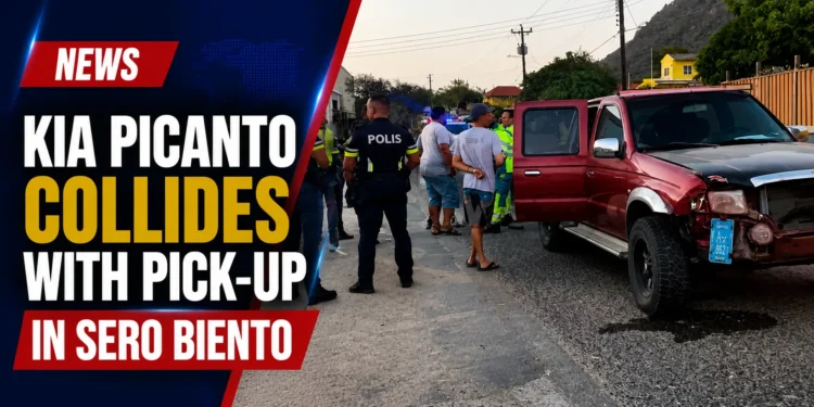 Kia Picanto Collides with Pick-up in Sero Biento