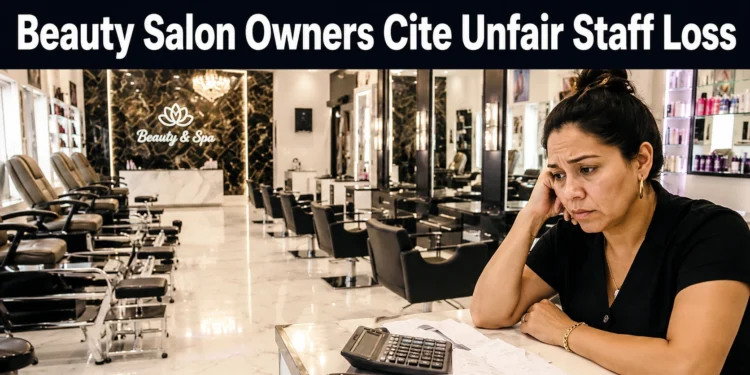 Beauty Salon Owners Cite Unfair Staff Loss beautysalon