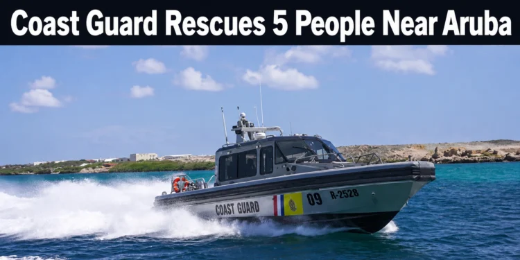 Coast Guard Rescues 5 People Near Aruba coastguard