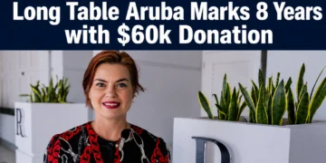Long Table Aruba Marks 8 Years with $60k Donation longtablearuba