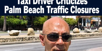 Taxi Driver Criticizes Palm Beach Traffic Closures taxidriverpalmbeach