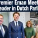 Premier Eman Meets VVD Leader in Dutch Parliament vvdparliament