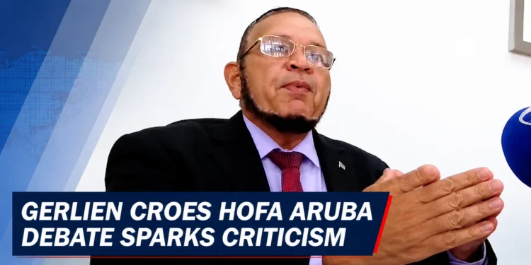 Gerlien Croes HOFA Aruba Debate Sparks Criticism