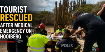 Tourist Rescued After Medical Emergency on Hooiberg