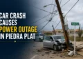 Car Crash Causes Power Outage in Piedra Plat carcrash