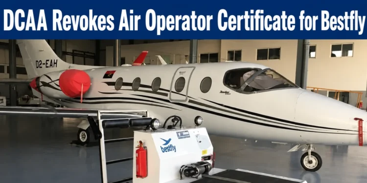 DCAA Revokes Air Operator Certificate for Bestfly dcaabestfly