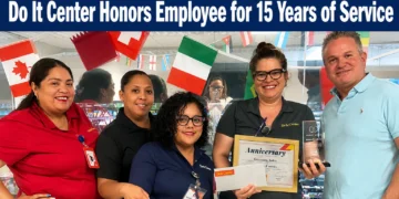 Do It Center Honors Employee for 15 Years of Service doitcenter