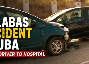 Calabas Accident Aruba Sends Driver to Hospital