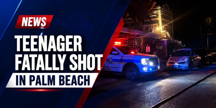 Teenager Fatally Shot in Palm Beach Teenager Fatally Shot in Palm Beach