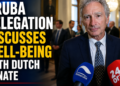 Aruba Delegation Discusses Well-being with Dutch Senate