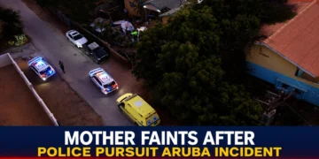 Mother Faints After Police Pursuit Aruba Incident