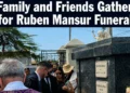 Family and Friends Gather for Ruben Mansur Funeral funeral