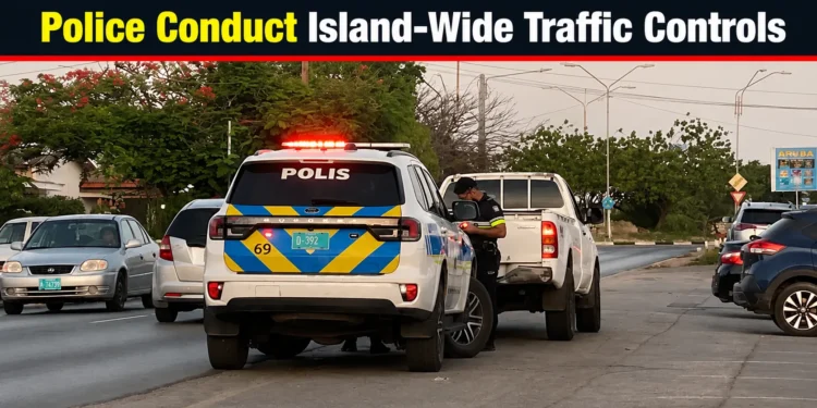 Police Conduct Island-Wide Traffic Controls islandwide