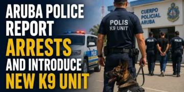 Aruba Police Report Arrests and Introduce New K9 Unit k9unit