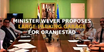 MINISTER WEVER PROPOSES LARGE PARKING GARAGE FOR ORANJESTAD