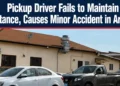 Pickup Driver Fails to Maintain Distance, Causes Minor Accident in Aruba pickupaccident