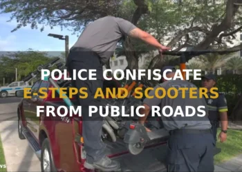 Police and DTP Confiscate E-Steps and Scooters Parked on Public Roads