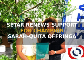 SETAR RENEWS SUPPORT FOR CHAMPION SARAH-QUITA OFFRINGA