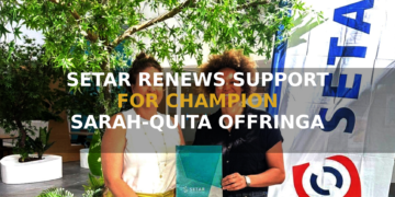 SETAR RENEWS SUPPORT FOR CHAMPION SARAH-QUITA OFFRINGA