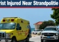 Tourist Injured Near Strandpolitie Post touriststrandpolitie