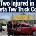 Two Injured in Savaneta Tow Truck Collision towtruckcollision