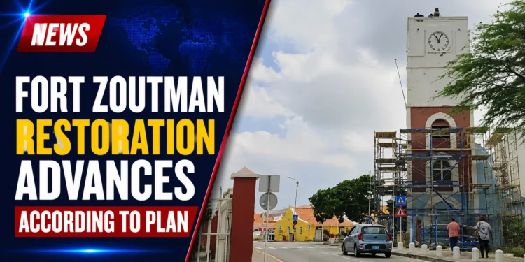 Fort Zoutman Restoration Advances According to Plan