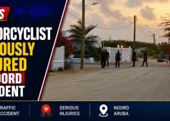 Motorcyclist Seriously Injured in Noord Accident