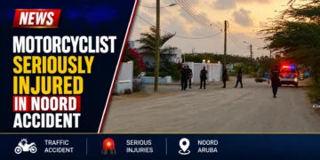 Motorcyclist Seriously Injured in Noord Accident