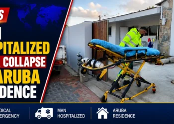 Man Hospitalized After Collapse at Aruba Residence
