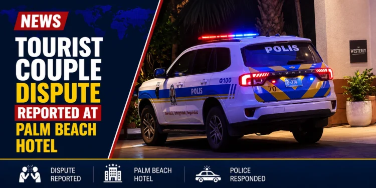 Tourist Couple Dispute Reported at Palm Beach Hotel Tourist Couple Dispute Reported at Palm Beach Hotel