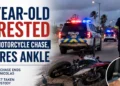 17-Year-Old Arrested After Motorcycle Chase, Injures Ankle 17 year old arrested