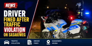 Driver Fined After Traffic Violation on Sasakiweg Driver Fined After Traffic Violation on Sasakiweg