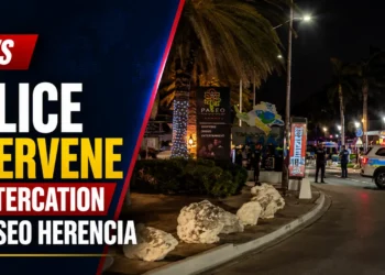 Police Intervene in Altercation at Paseo Herencia